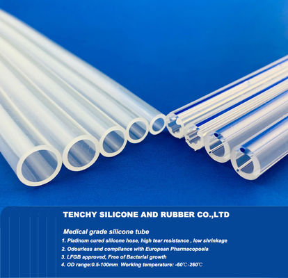 Tubes en silicone de qualité médicale Tubes en silicone de qualité médicale de qualité médicale de niveau VI
